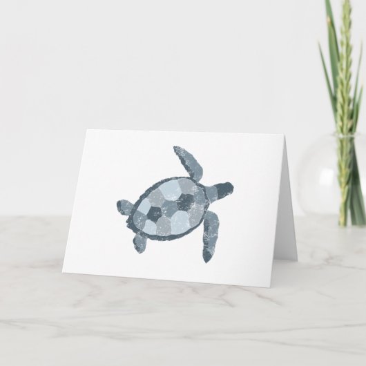 Zee Turtle Wenskaart Bedankkaart (Voorkant)