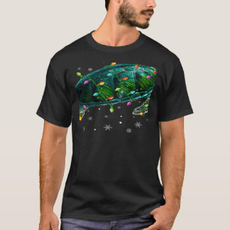 Zee Turtle Xmas Lighting Zee Turtle Kerstmis T-shirt