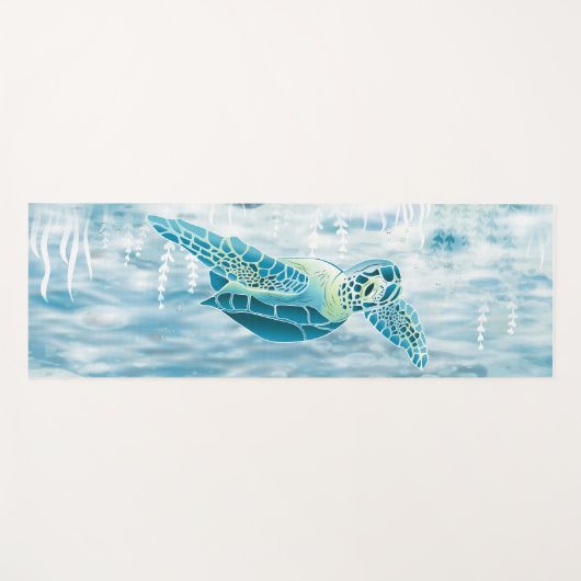 Zee Turtle Yoga Mat - 01bl (Voorkant (horizontaal))