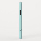 Zee Turtles Aqua Stripe met naam Case-Mate iPhone Case (Achterkant/rechts)