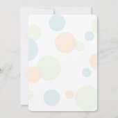 Zee Turtles Baby shower Kaart (Achterkant)