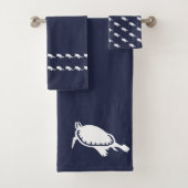 Zee Turtles badkamer Ocean Blue Bad Handdoek (Insitu)
