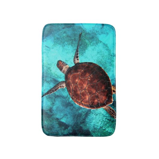 Zee Turtles Bath Mat (Voorkant Verticaal)
