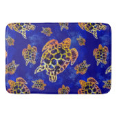 Zee Turtles batik African Art Badmat (Voorkant)