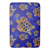 Zee Turtles batik African Art Badmat (Voorkant Verticaal)