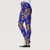 Zee Turtles batik African Art Leggings (Links)
