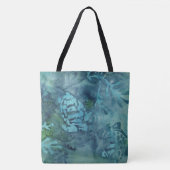 Zee Turtles Batik Tote Bag (Voorkant)