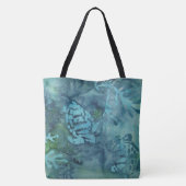 Zee Turtles Batik Tote Bag (Achterkant)