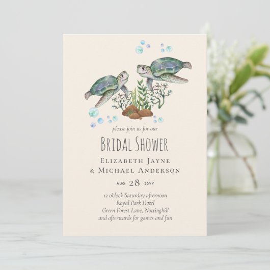 Zee Turtles Beach Wedding (Staand voorkant)