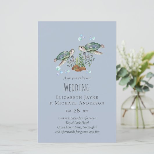 Zee Turtles Beach Wedding (Staand voorkant)