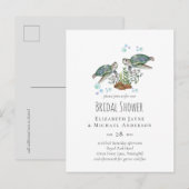 Zee Turtles Beach Wedding Briefkaart (Voorkant / Achterkant)
