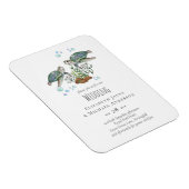 Zee Turtles Beach Wedding Magneet (Rechterzijde)