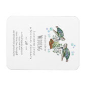 Zee Turtles Beach Wedding Magneet (Horizontaal)