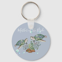Zee Turtles Beach Wedding Sleutelhanger