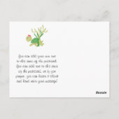 Zee Turtles Bedankt Briefkaart (Achterkant)