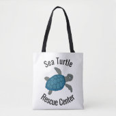 Zee Turtles Design Tote Bag (Voorkant)