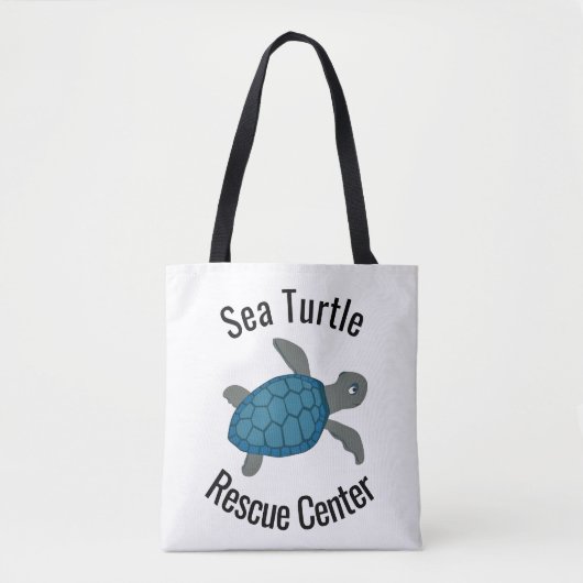 Zee Turtles Design Tote Bag (Voorkant)