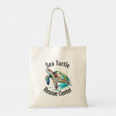 Zee Turtles Design Tote Bag (Achterkant)