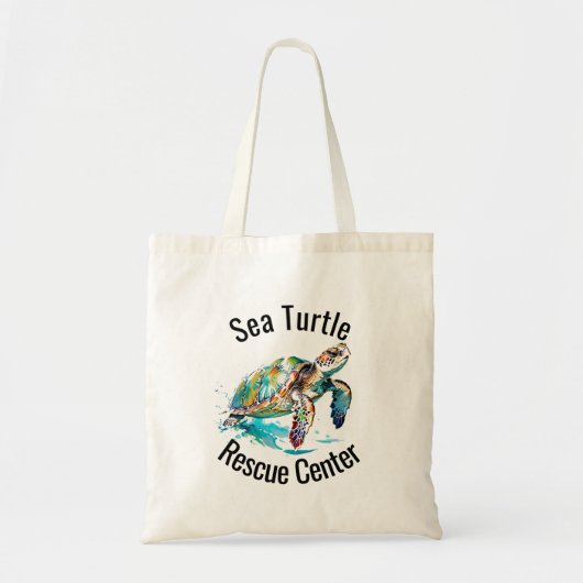 Zee Turtles Design Tote Bag (Voorkant)