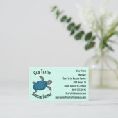 Zee Turtles Design Visitekaartje (Staand voorkant)