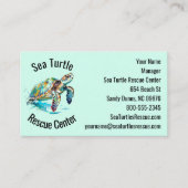 Zee Turtles Design Visitekaartje (Voorkant)