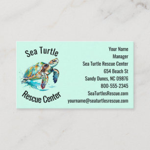 Zee Turtles Design Visitekaartje