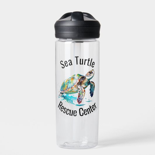Zee Turtles Design Waterfles (Voorkant)