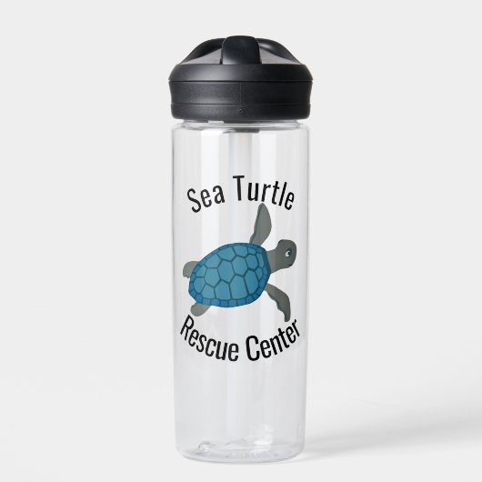 Zee Turtles Design Waterfles (Voorkant)