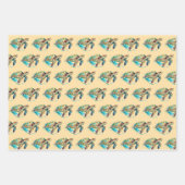 Zee Turtles Design Wrapping Paper Sets (Voorkant 3)