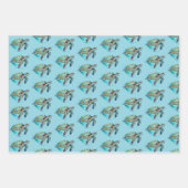 Zee Turtles Design Wrapping Paper Sets (Voorkant 2)