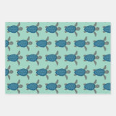 Zee Turtles Design Wrapping Paper Sets (Voorkant)