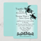 Zee Turtles en Shell Garland Kaart (Voorkant / Achterkant)