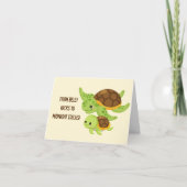 Zee Turtles Funny Zwangerschap Gefeliciteerd Kaart (Voorkant)