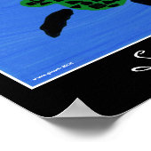 Zee Turtles Haiku Art Print (Hoek)