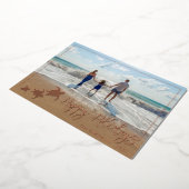 Zee Turtles Holiday Fotogroet Folie Feestdagenkaart (Gedraaid)