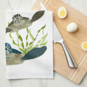 Zee Turtles Kitchen Towel Theedoek (Quarter Fold)