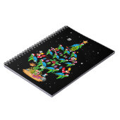 Zee Turtles Lover Xmas Zee Turtle Kerstmis Notitieboek (Linkerzijde)