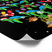 Zee Turtles Lover Xmas Zee Turtle Kerstmis Poster (Hoek)