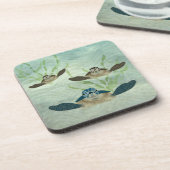 Zee Turtles Onderzetter (Linkerzijde)