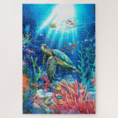Zee Turtle's Paradise Legpuzzel (Verticaal)