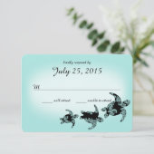 Zee Turtles Response Kaart (Staand voorkant)