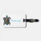Zee Turtles Thunder_Cove Bagagelabel (Achterkant horizontaal)
