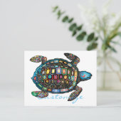 Zee Turtles Thunder_Cove Briefkaart (Staand voorkant)