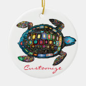 Zee Turtles Thunder_Cove Keramisch Ornament (Voorkant)