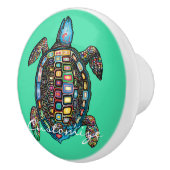 Zee Turtles Thunder_Cove Keramische Knop (Rechts)