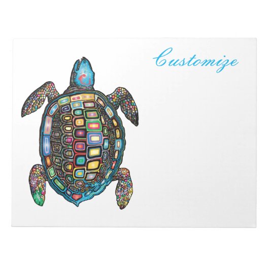 Zee Turtles Thunder_Cove Notitieblok (Voorkant)