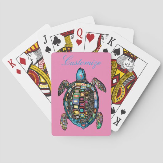 Zee Turtles Thunder_Cove Pokerkaarten (Achterkant)