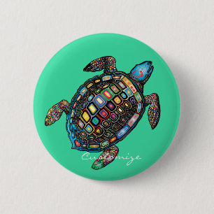 Zee Turtles Thunder_Cove Ronde Button 5,7 Cm