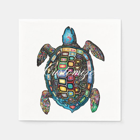 Zee Turtles Thunder_Cove Servet (Voorkant)