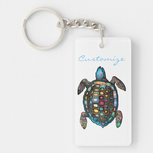 Zee Turtles Thunder_Cove Sleutelhanger (Voorkant)